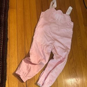 Beaufort Bonnet and Co. Pink Pinwale Cordurory Overalls with H Monogram